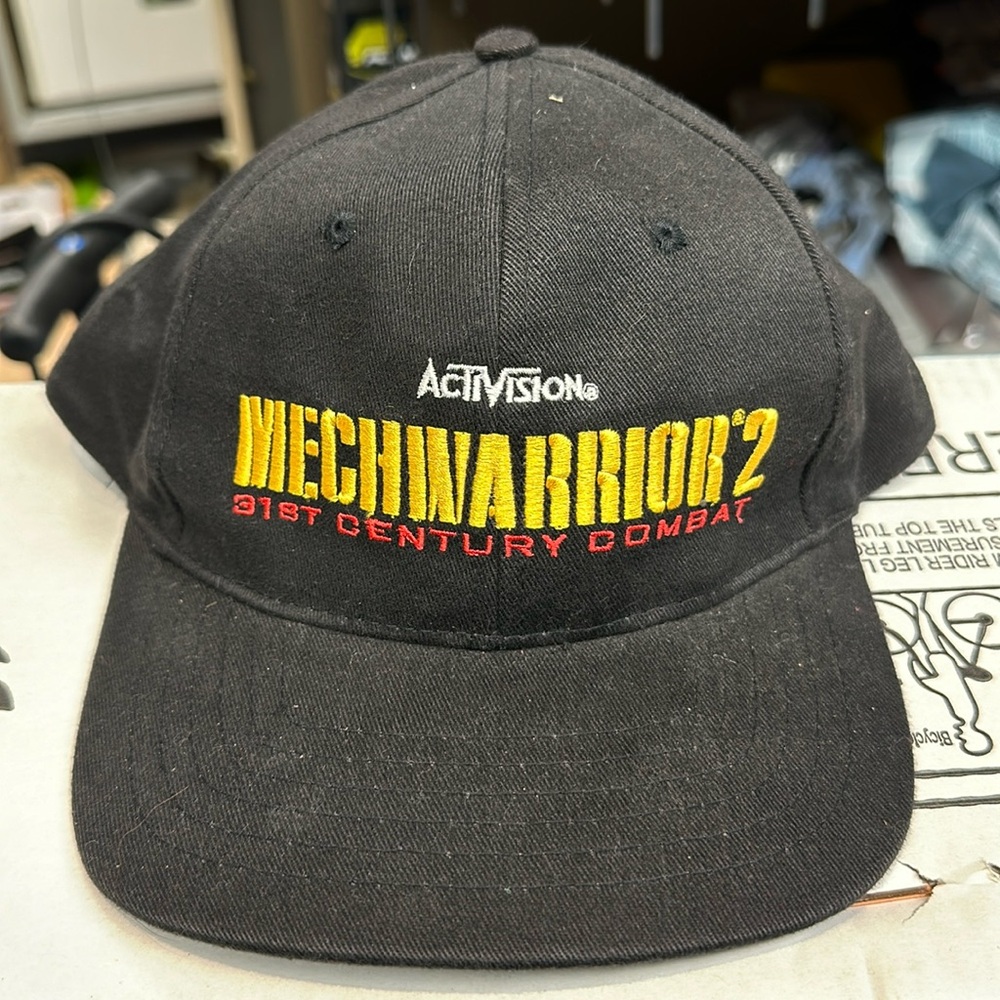 Mech Warrior 2 Activision 31 Century Combat SnapBack Hat 90’s 1995